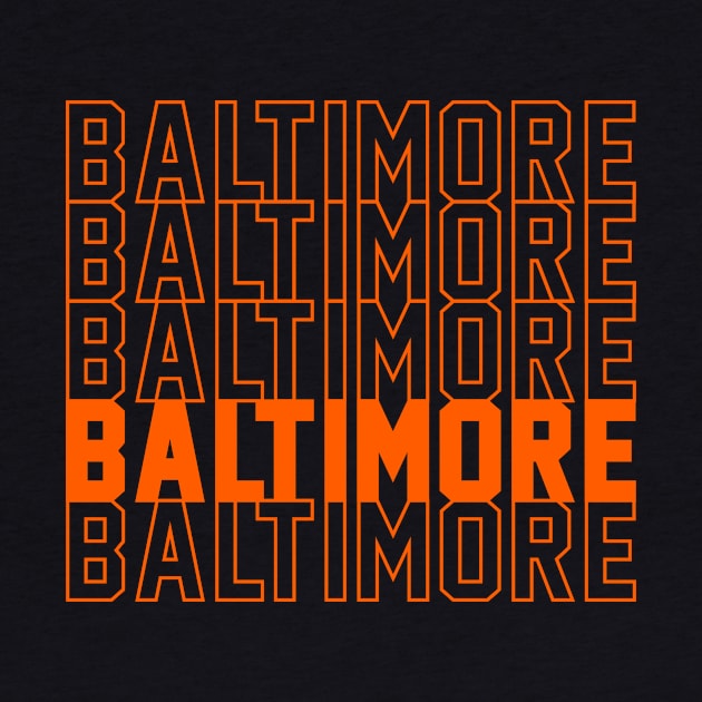 Baltimore by Throwzack